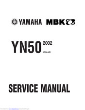 Yamaha 2002 YB50 Service Manual