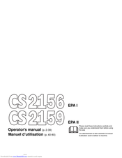 Jonsered CS2150 Operator's Manual