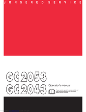 Jonsered GC2043 Operator's Manual