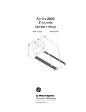 GE 2000 Series Operator's Manual