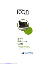 Iwatsu ICON Series Quick Reference Manual