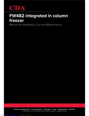 Cda FW482 Manual For Installation