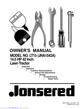 Jonsered JNA1542A Owner's Manual