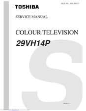 Toshiba 29VH14P Service Manual