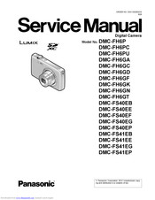 Panasonic Lumix DMC-FH6GK Service Manual