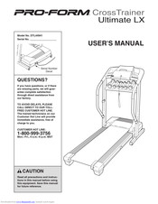 Pro-Form Ultimate LX DTL44941 User Manual