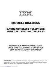 IBM IBM-3455 Installation And Operating Manual
