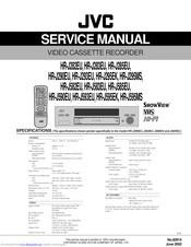 JVC HR-J295EK Service Manual