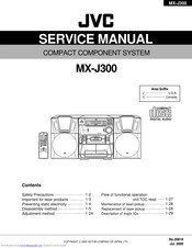 JVC MX-J300 Service Manual