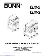 Bunn CDS-2 Operating & Service Manual