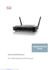 Cisco RV120W Administration Manual