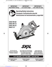 Skil SKILSAW SHD77M-73 Operating/Safety Instructions Manual