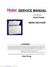 Haier BD-519GB Service Manual