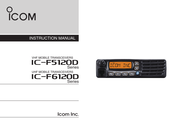 Icom IC-F6120D Series Instruction Manual