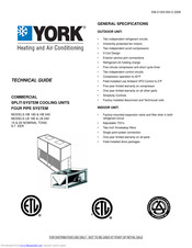 York HB 240 Technical Manual