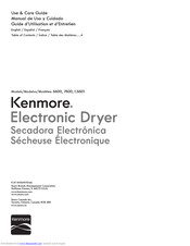 Kenmore C6601 Use & Care Manual