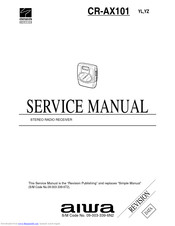 Aiwa CR-AX101 Service Manual