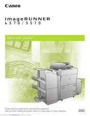 Canon imageRUNNER 5570 Network Manual
