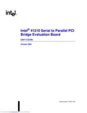 Intel 41210 User Manual