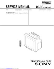 Sony Trinitron KV-EX29M69 Service Manual