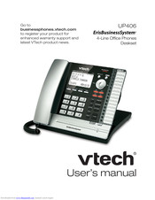 VTech EriseBusinessSystem UP406 User Manual
