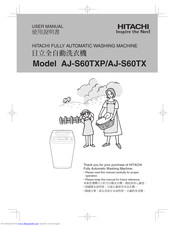 HITACHI AJ-S60TX User Manual
