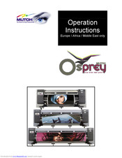 Mutoh Osprey 130 Operation Instructions Manual