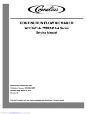 Cornelius WCC1401-A Series Service Manual