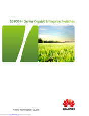 Huawei S5700-HI Series User Manual