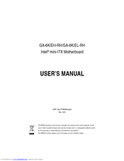 Gigabyte GA-6KIEL-RH User Manual