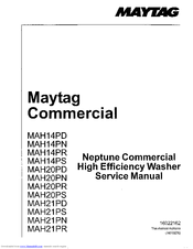Maytag MAH20PR Service Manual