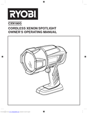 Ryobi CXN180G Owner's Operating Manual Owner's Operating Manual