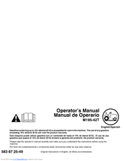 McCulloch M195-42T Operator's Manual