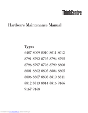 Lenovo ThinkCentre 8803 Hardware Maintenance Manual