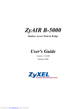 ZyXEL Communications ZyAIR B-5000 User Manual