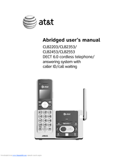 AT&T CL82553 User Manual