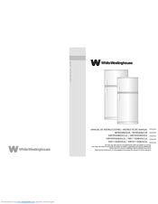 White-Westinghouse WRT113DEHS Instruction Manual