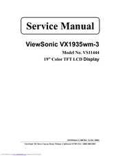 ViewSonic VS11444 Service Manual