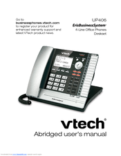 Vtech ErisBusinessSystem UP406 User Manual