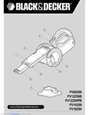 Black & Decker Dustbuster PV1825N Original Instructions Manual