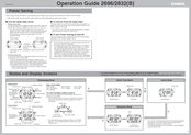 Casio 2696 Operation Manual