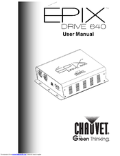 Chauvet Epix Drive 640 User Manual