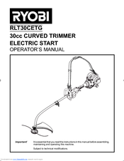 Ryobi RLT30CETG Operator's Manual
