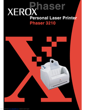 Xerox Phaser 3210 User Manual