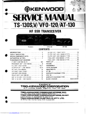 Kenwood TS-130V Service Manual