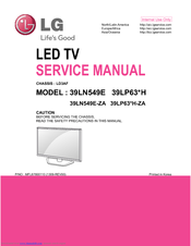 LG 42LP630H Service Manual