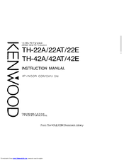 Kenwood TH-22E Instruction Manual