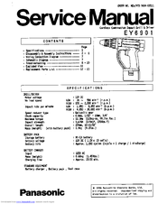 Panasonic EY6901 Service Manual
