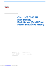 Cisco UCS C240 M3 User Manual