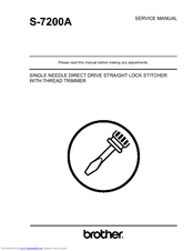 Brother S-7200A Service Manual